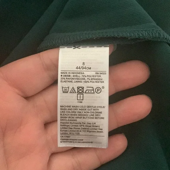 Banana Republic Green Midi Dress - Picture 7 of 8